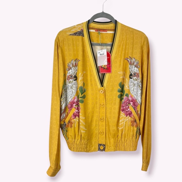 Spring Yellow Bomber Jacket - Picture 5 of 11